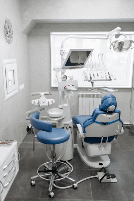 Modern eye care clinic interior with comfortable seating and professional atmosphere